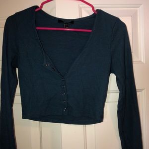Forever 21 long sleeve crop top
